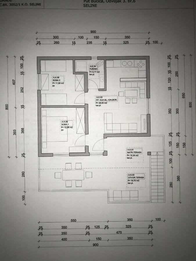 Apartment Mia Seline Exterior foto